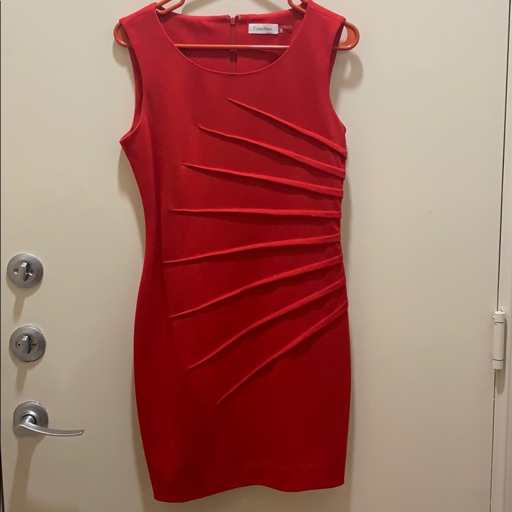 Calvin Klein little red dress